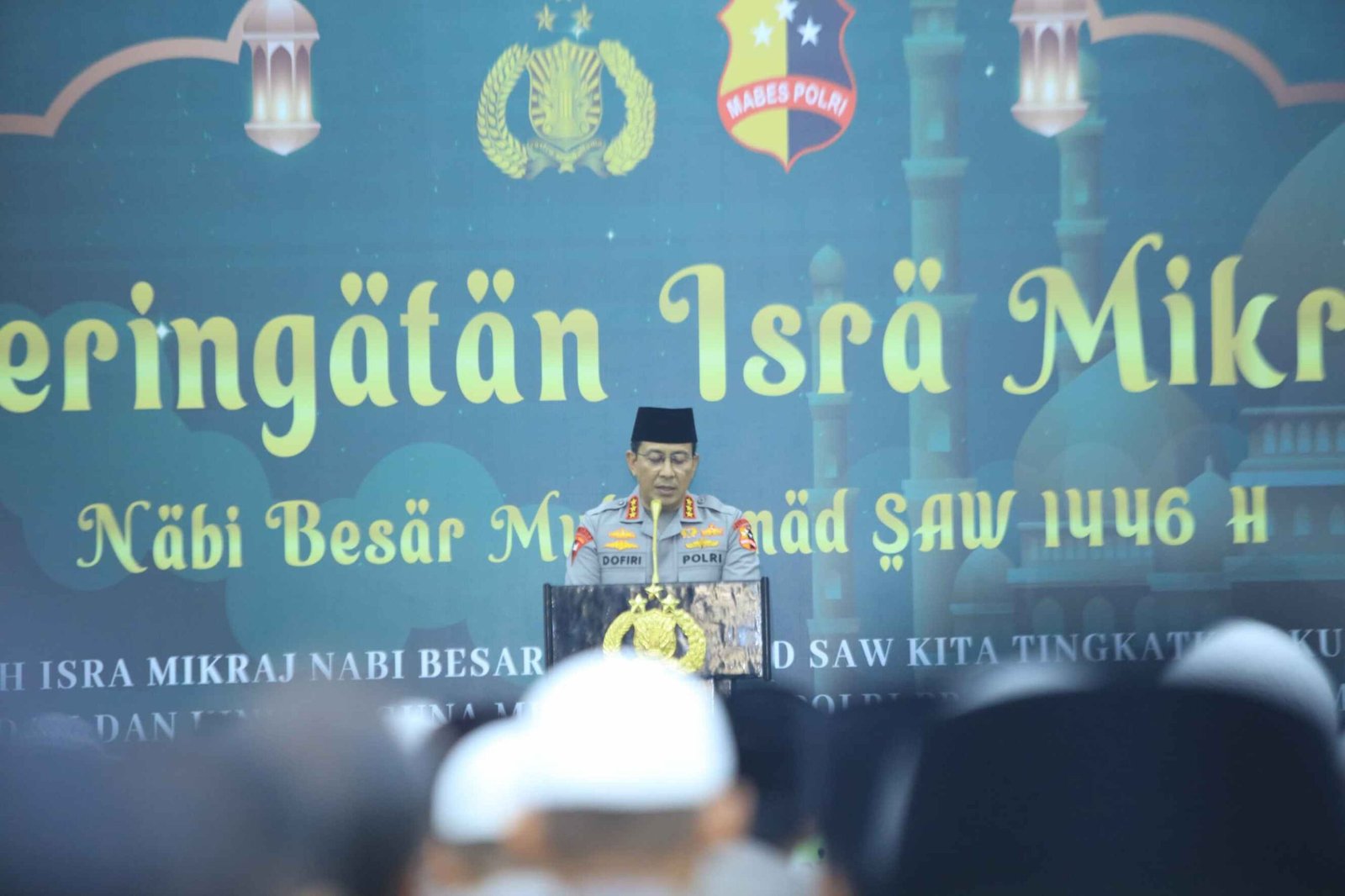 Isra Mikraj di Mabes Polri Tingkatkan Kualitas Ibadah & Kinerja Polri Presisi
