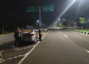Cegah Balap Liar dan Kejahatan, Polsek Kediri Rutin Gelar Patroli Malam