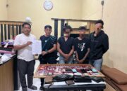 Satreskoba Polres Bima Kembali Menerima Penyerahan Tiga Terduga Pelaku Peredaran Narkoba Dari Kodim 1608/Bima