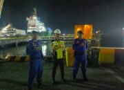 Ditpolairud Polda NTB Gelar Patroli Laut di Kawasan Pelabuhan PT. AMNT Sumbawa Barat