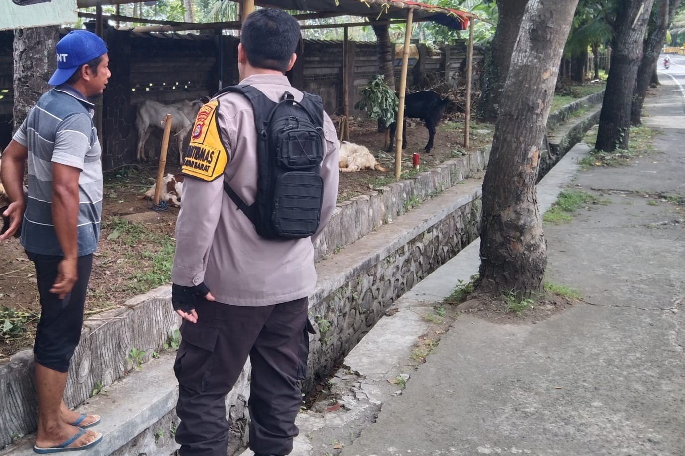 Inisiatif Bhabinkamtibmas di Lombok Barat: Pekarangan Jadi Lumbung Pangan