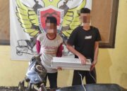 Nekad Mencuri Lampu Penerangan Jalan Dua Pria Ini Berhasil Diringkus Polsek Belo.