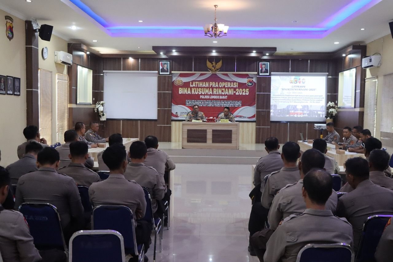 Sinergi Polres dan Warga Lombok Barat Diperkuat Lewat Latpraops Bina Kusuma