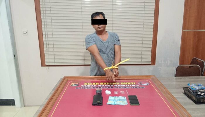Polisi Tangkap Pelaku Narkoba Berdasarkan Laporan Warga Dusun Songkang