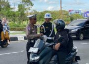 Edukasi dan Teguran Persuasif Warnai Operasi Patuh di Timur Bundaran GMS, Lombok Barat