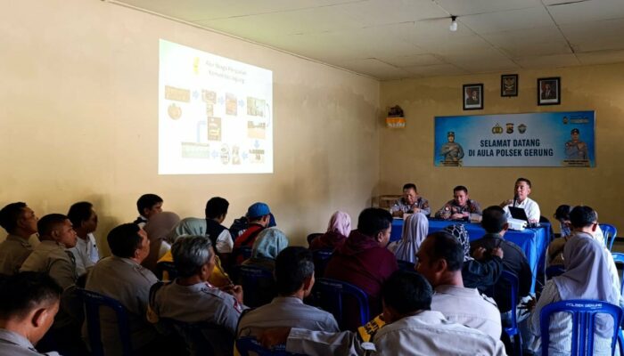 Target 78.000 Ton Jagung, Polsek Gerung Gandeng PPL Percepat Realisasi