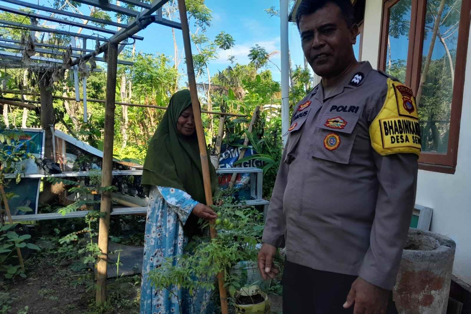 Polsek Batulayar Dorong Program Ketahanan Pangan lewat Edukasi di Senggigi