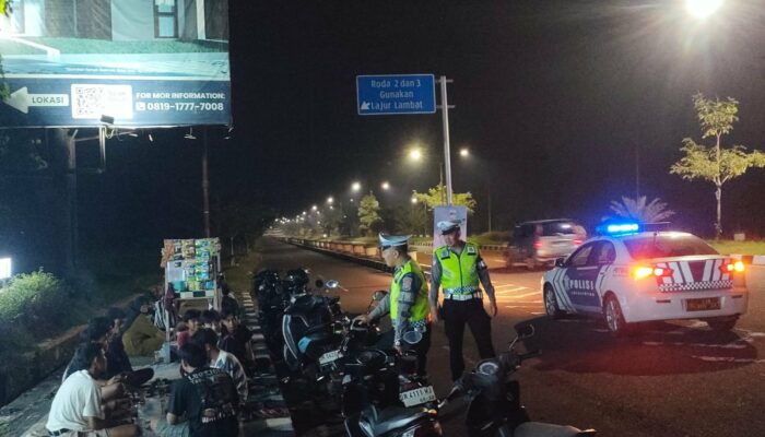 Blue Light Patrol Satlantas Lombok Barat, Aman Tanpa Balap Liar