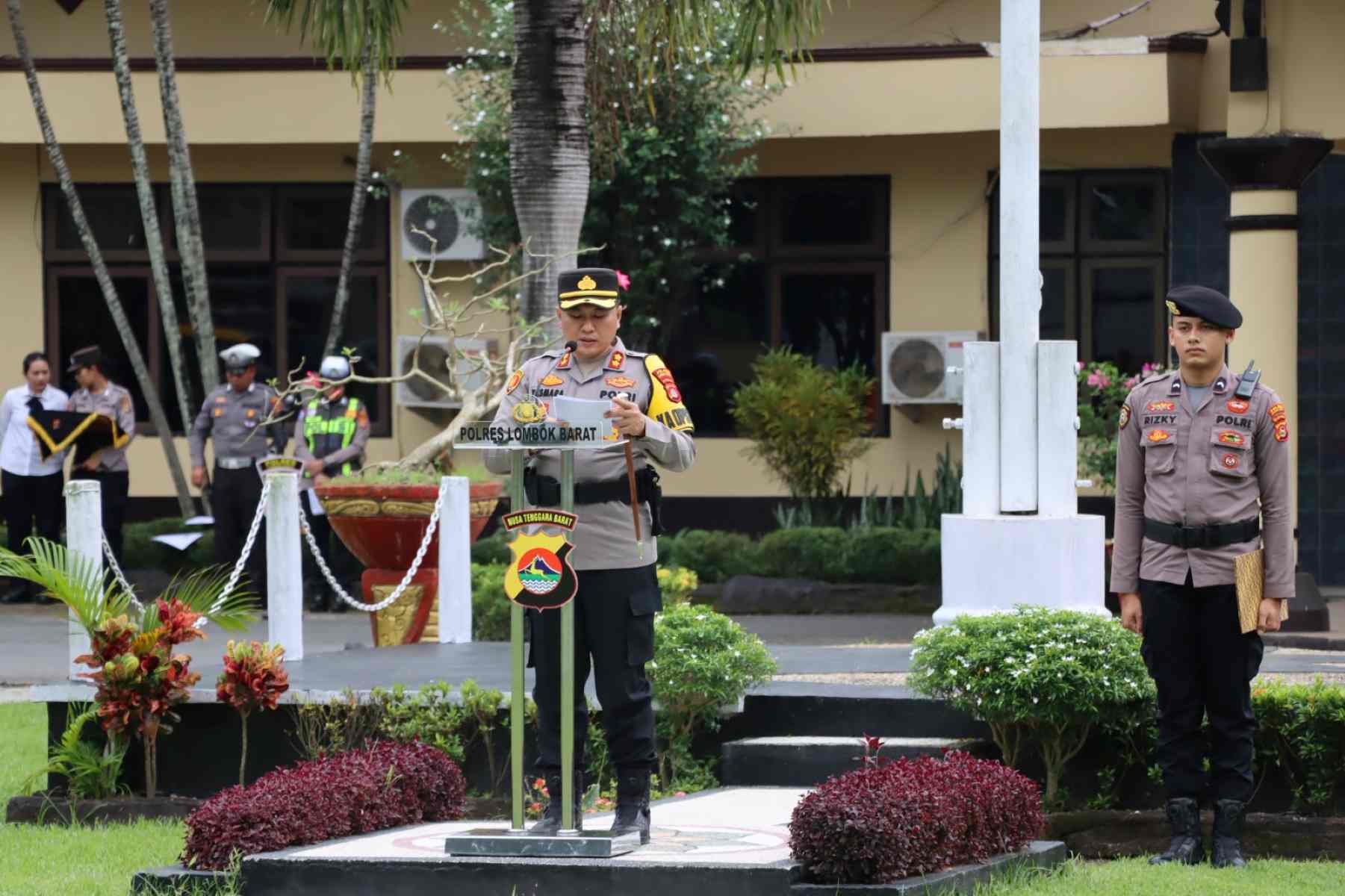 Pengamanan Nataru 2026 di Lombok Barat Resmi Dimulai