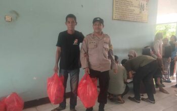 Personel Polsek Bolo Aktif Melaksanakan Pengamanan dan Monitoring Pendistribusian MBG di Wilayah Hukumnya